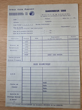 bulletin demande randonneur