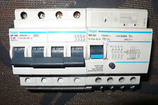 DISJONCTEUR TETRA 4POLE NF440 DIFFERENTIEL BD441 HAGER 40A 30mA TYPE AC 40AMPERE