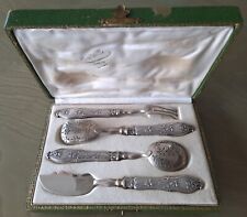 Service à bonbons ou à mignardises en argent fourré et métal argenté