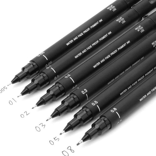 Pin drawing pens - drawing, pens/6