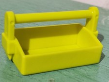 PLAYMOBIL BOÎTE JAUNE OUTILS TIROIR OUVRIER MÉCANIQUE ATELIER GARAGE TRAVAIL