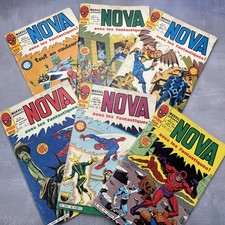Lot 6 Comics BD Marvel Collection LUG Super Héros NOVA 1981 n° 36 37 38 39 40 41