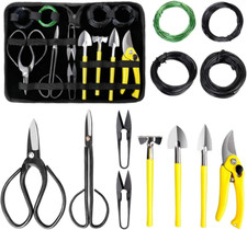 Kit Bonsai 13 Pièces Outils Bonsai Avec Ciseaux Pour Bonsaï, Fil De Ligature