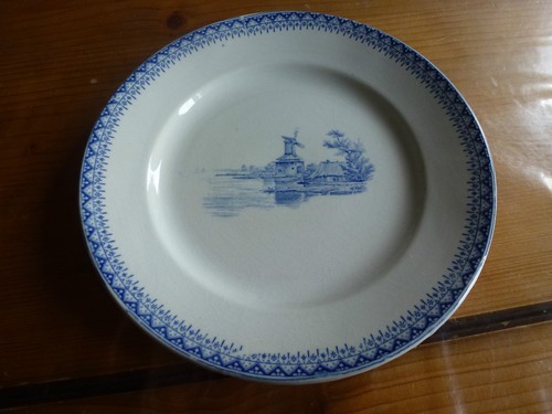 Ancienne assiette décor - ancienne, assiette,