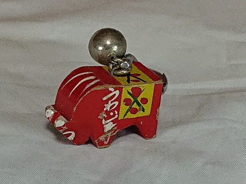 Porte clés vache rouge - porte-clés,