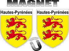 2x MAGNET HAUTES PYRENEES