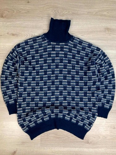 Pull maille vintage laine