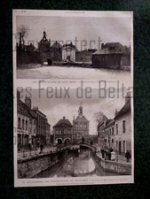 FORTIFICATIONS ST OMER HAUT PONT LYSEL TOUR  BERTIN gravure 1892 document print
