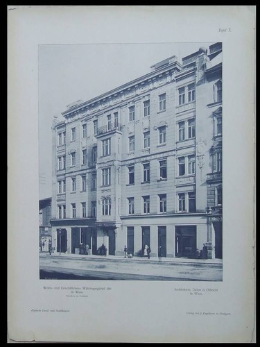 Immeuble vienne 1902 - immeuble,