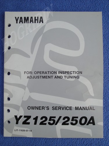 Yamaha yz125 yx250a dirt bike - yx250a,