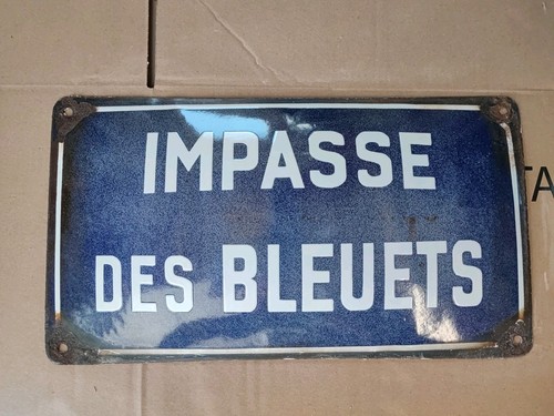 Ancienne plaque rue - ,