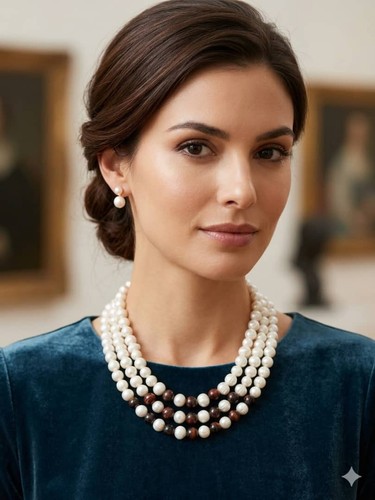 Collier perles naturelles - de, 3