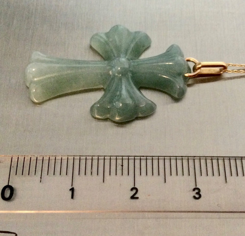 Pendentif bélière 18 - bélière, or