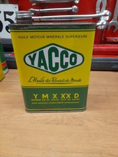 ancien bidon huile vide yacco