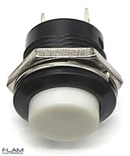 Interrupteur 13mm bouton poussoir momentané 2 broches AC/DC switch button 2 pins