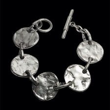 Vintage Bracelet Biche De Bere Bijoux Createur  Couleur Argent N°2