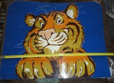 grande plaque Tigre ESSO de pompe a essence années 1970