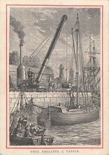 CHROMO GRUE ROULANTE VAPEUR - 27960