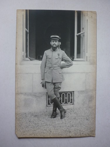 Carte photo ww1 poilu - carte-photo,