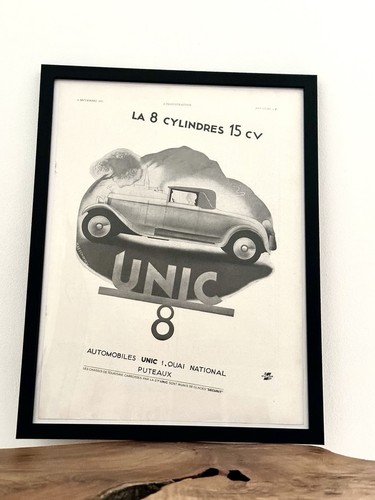 Affiche publicitaire auto unic - publicitaire,