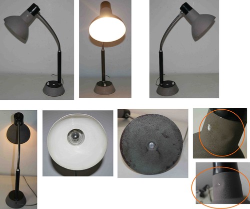 Lampe bureau métal - lampe, de