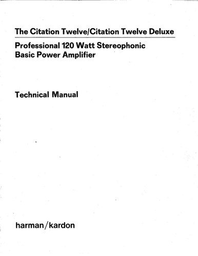 Service manuel instructions - service, d'instructions