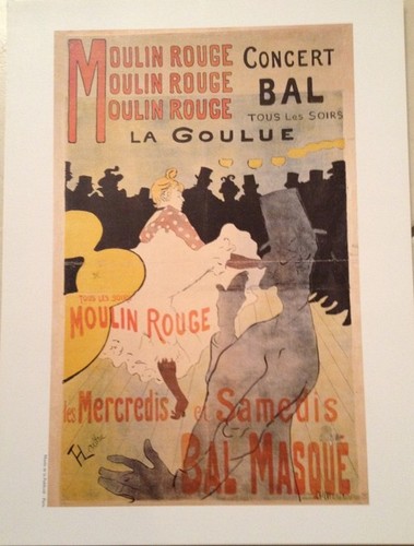 Moulin rouge affiche - rouge,
