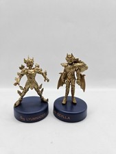 Saint Seiya Gold Shokugan Mini Figures Bandai 2003 Set 2 Pieces Vintages Rare 