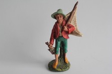 Figurine vintage Composition Métier pécheur Italie (64000)