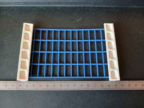 Grille bleu souple - grille,
