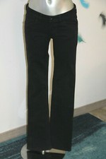 joli pantalon femme coupe droite noir toile GUESS TAILLE 36 fr en parfait état