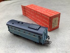 Beau FOURGON CHAUDIÈRE bleu SNCF fabrication C.P.M.R  échelle HO + Boîte 