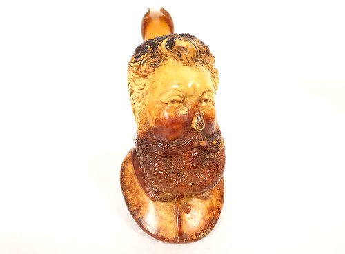 Pipe écume mer ambre - , tête
