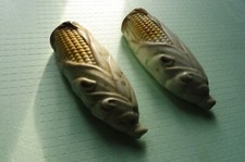 paire vases bouquetiere trompe l'oeil indochine ancien