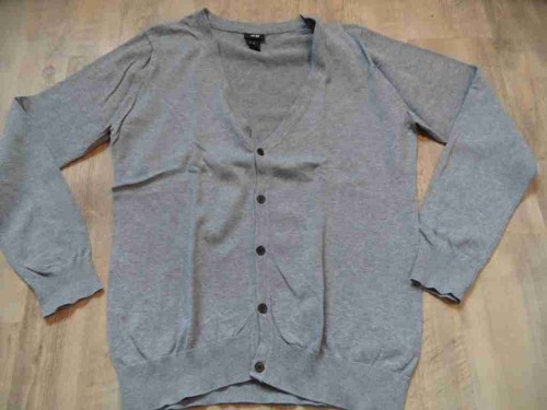 Cardigan basic gris - cardigan,
