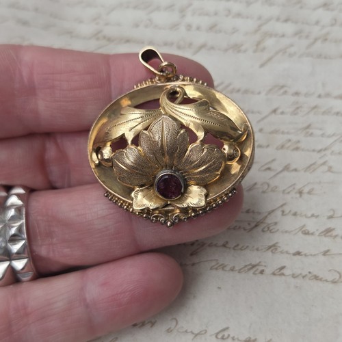 Pendentif ancien plaqué - pendentif,
