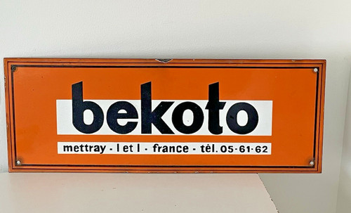 Rare plaque émaillée