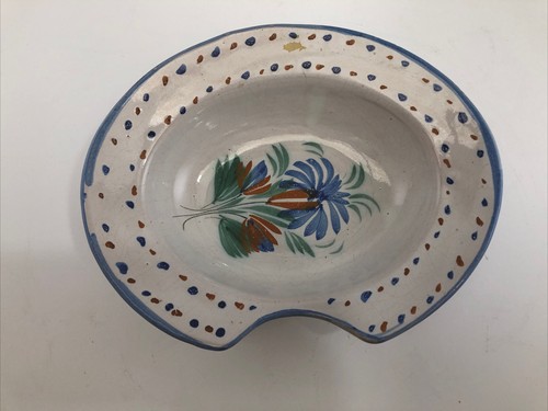 Ancien plat barbe faience - barbe,