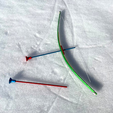 Arc en bois 55 cm avec 2 flèches Made in Jura