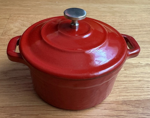 Mini cocotte fonte rouge - fonte,