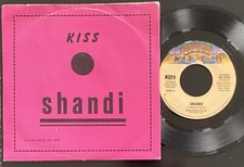 KISS SHANDI 7"  1980 Belgium  ex