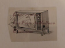 Transparent  années 60 Poste de television  illustration graphisme design 