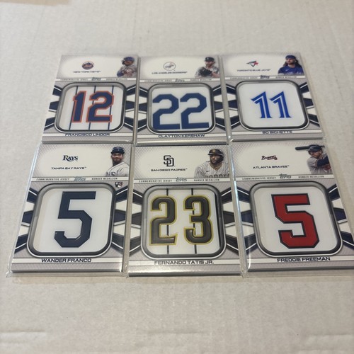 2022 topps jersey - jersey, number