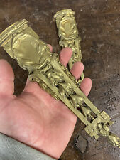 Paire de Décoration Meuble Bronze Doré Ancien Napoléon III XIXeme Pied