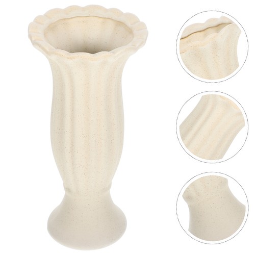 Vase fleurs pilier romain - fleurs,