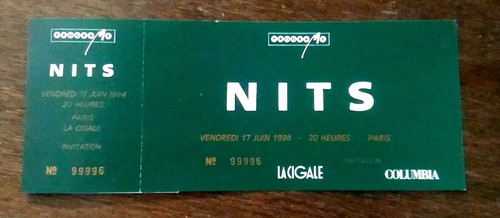 Ticket billet unused - ticket,