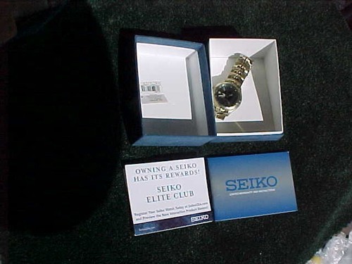 Seiko kinetic 100m wristwatch - kinetic,