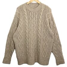 Pull Mailles Marron Clair Vintage