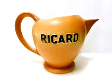 Broc, pichet pulicitaire en céramique vintage " RICARD "