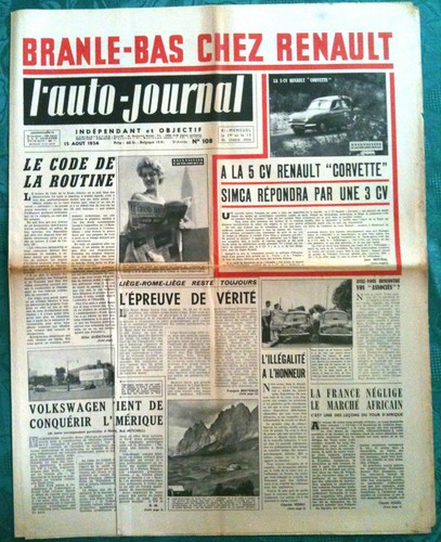 Auto journal 108 - l'auto-journal, n°108